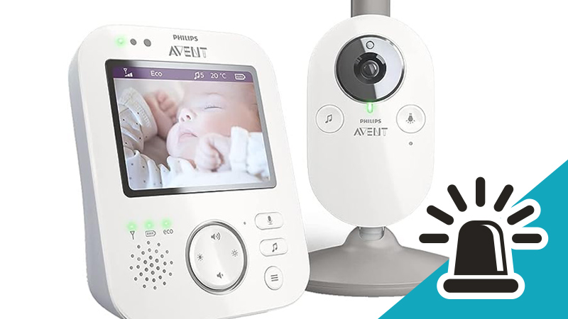 Vigilabebés con cámara Philips Avent